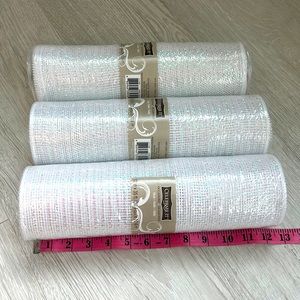 Celebrate It set of 3 Premium Mesh in White and Dream Pink/multi color